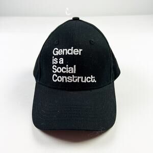 Gender is a Social Construct adjustable baseball cap hat OS